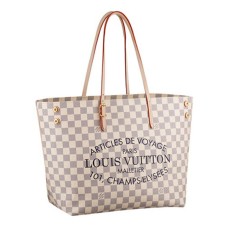 Louis Vuitton N41375 Cabas MM Umhängetasche Damier Azur Canvas