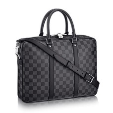 Louis Vuitton N41478 Porte-Documents Voyage PM Aktentasche Damier Graphite Canvas