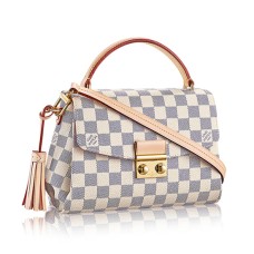 Louis Vuitton N41581 Croisette Umhängetasche Damier Azur Canvas