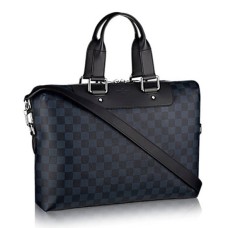 Louis Vuitton N42241 Porte-Documents Jour Aktentasche Damier Cobalt Canvas