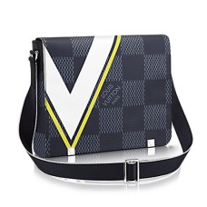 Louis Vuitton N44004 District MM Umhängetasche Damier Cobalt Canvas
