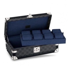 Louis Vuitton N48226 8 Uhrenkoffer Hartschalenkoffer Damier Graphite Canvas