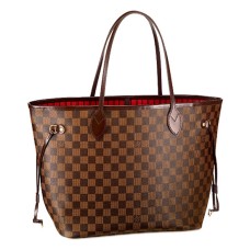 Louis Vuitton N51105 Neverfull MM Umhängetasche Damier Ebene Canvas