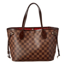 Louis Vuitton N51109 Neverfull PM Umhängetasche Damier Ebene Canvas