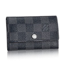 Louis Vuitton N62662 6 Schlüsselhalter Damier Graphite Canvas