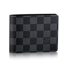 Louis Vuitton N62663 Mehrere Brieftasche Damier Graphite Canvas