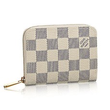 Louis Vuitton N63069 Zippy Geldbörse Damier Azur Canvas