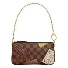 Louis Vuitton N63080 Pochette Milla MM Damier Ebene Leinwand