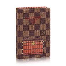 Louis Vuitton N63189 Passhülle Damier Ebene Canvas