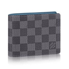Louis Vuitton N63294 Mehrere Brieftasche Damier Graphite Canvas