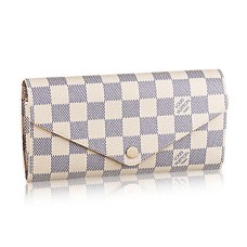 Louis Vuitton N63545 Josephine Geldbörse Damier Azur Canvas