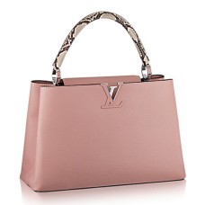 Louis Vuitton N91660 Capucines MM Tragetasche Taurillon Leder